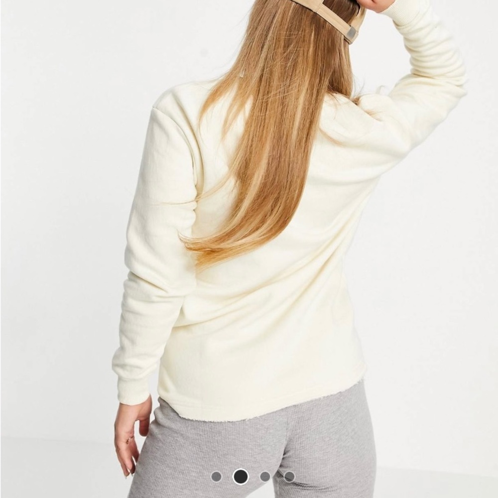 Sweatshirt “BLONDE” in cream size 6